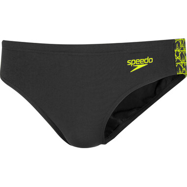 SPEEDO BOOMSTAR SPLICE Swim Briefs Black/Yellow 2020 0